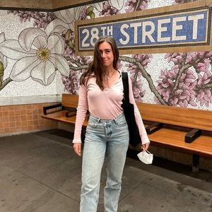 Juicy Couture Vintage Collared Pink Shirt